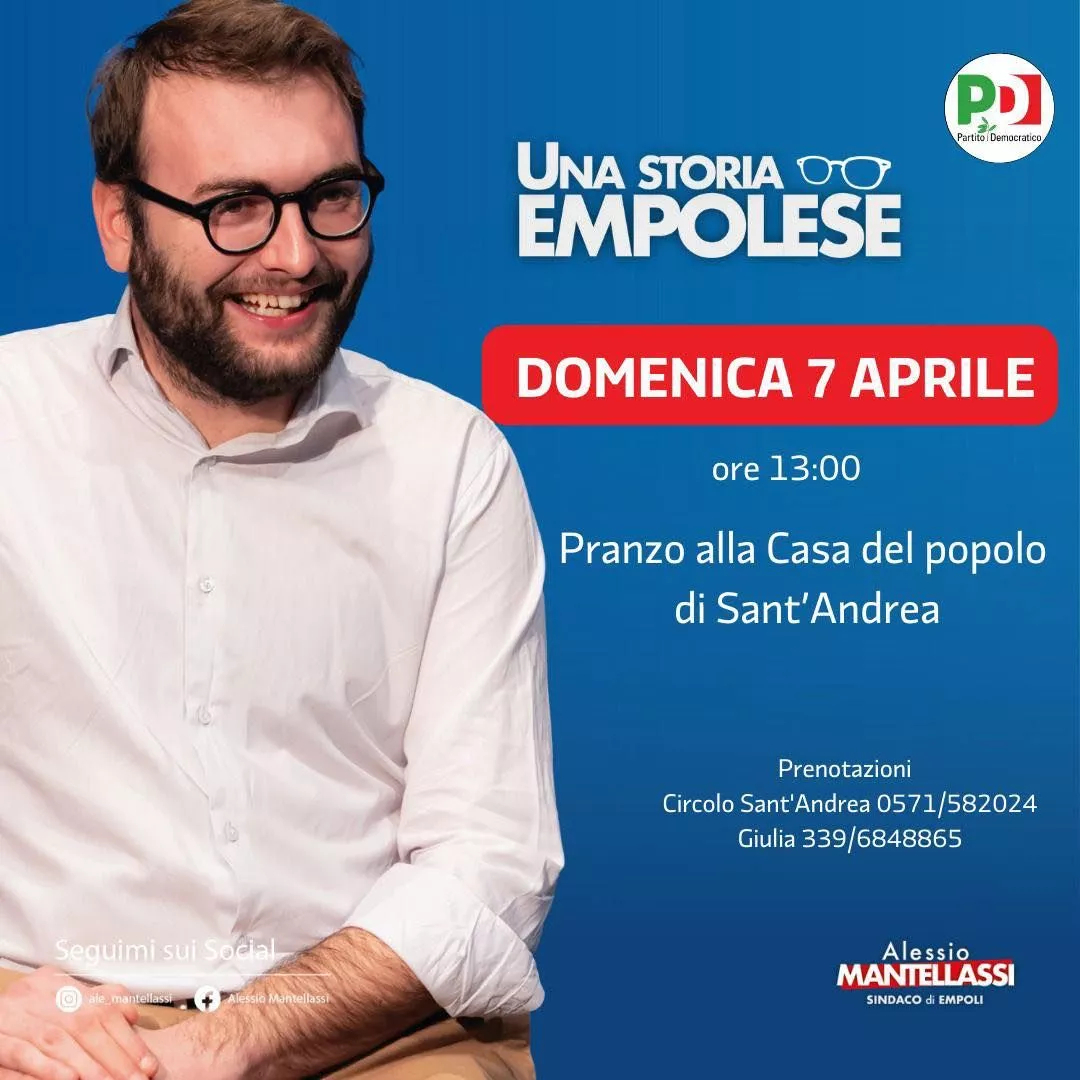 Alessio Mantellassi pranzo