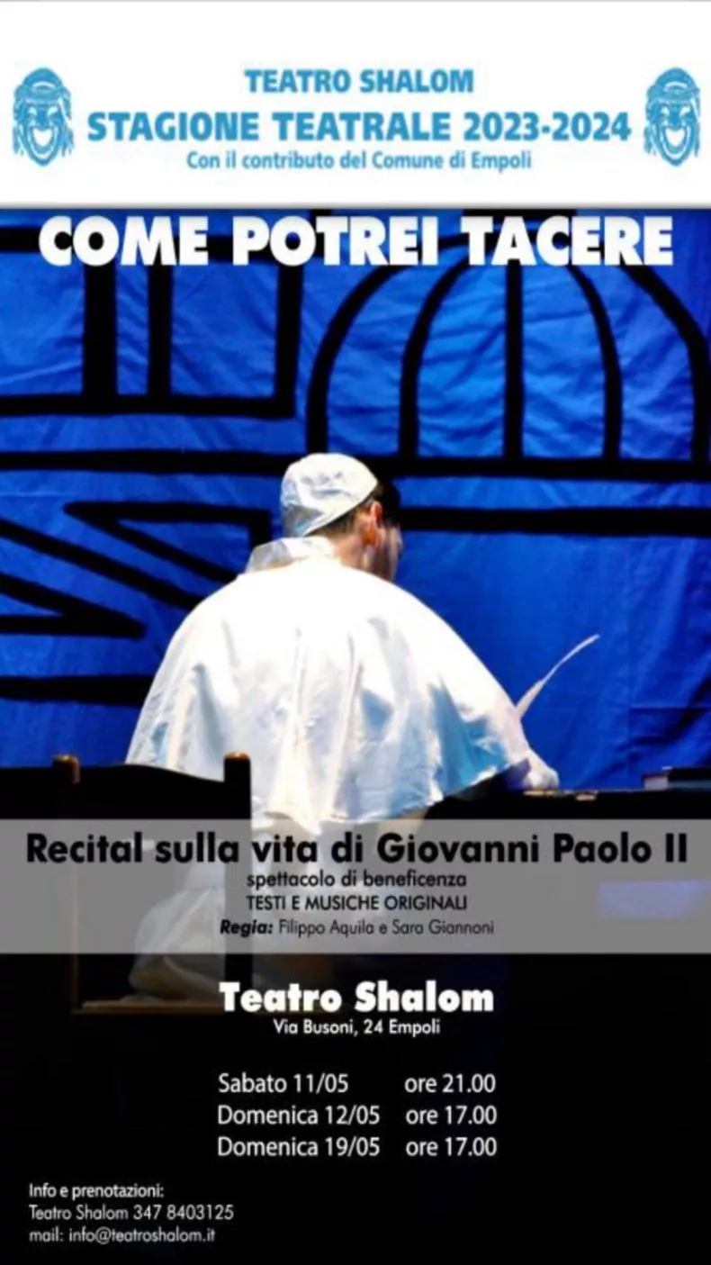 Spettacolo Papa Giovanni Paolo